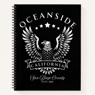 Oceanside San Diego County Californië Vintage Notitieboek