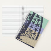 Oceanside Star Cinema Stripes Notitieboek (Binnen)