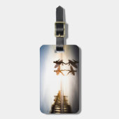 Oceanside Strand Bagagelabel (Voorkant verticaal)