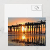 Oceanside Sunset Briefkaart (Voorkant / Achterkant)
