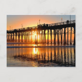 Oceanside Sunset Briefkaart (Voorkant)