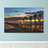 Oceanside Sunset Canvas Afdruk (Insitu (Houten vloer))
