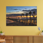 Oceanside Sunset Canvas Afdruk (Insitu (Woonkamer))
