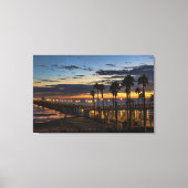 Oceanside Sunset Canvas Afdruk (Voorkant)