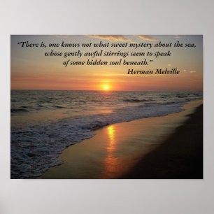 Oceanside Sunset Poster