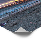 Oceanside Sunset Poster (Hoek)