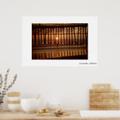 Oceanside Sunset Poster (Keuken)