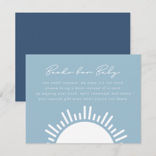 OCEANSIDE Tropische balkboeken voor Baby Kaart (Voorkant / Achterkant)