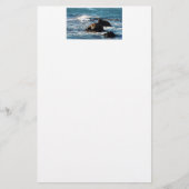 Oceanstrand met Rocks 5,5 x 8,5 inch — Stationery Briefpapier (Voorkant)