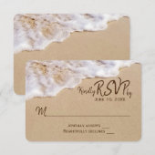 Oceanstrand RSVP Kaart (Voorkant / Achterkant)