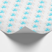 Oceanstrand Zeeschelp Zeester Cadeaupapier (Hoek)