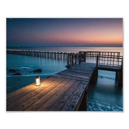 Oceantafereel Foto Afdruk (Voorkant)