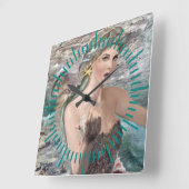 Oceanus Daughter Wall klok (Hoek)