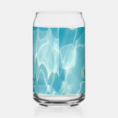 Oceanwater zonnige golven modern blikvorm glas (Links)