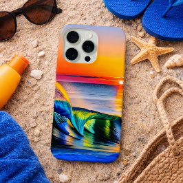Oceanzonsondergang iPhone 15 Pro Case