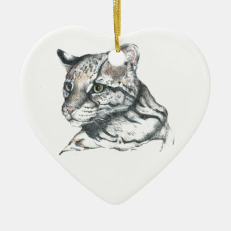 Ocelot1 Keramisch Ornament