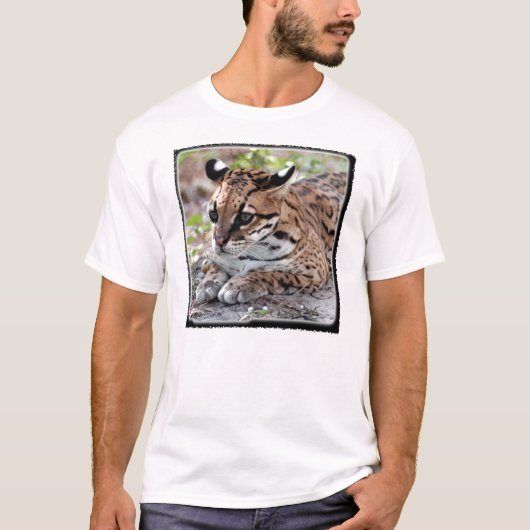 Ocelot 02 11x11 t-shirt (Voorkant)