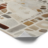 Ocelot Animal Illustration Quote Poster Patterned (Hoek)