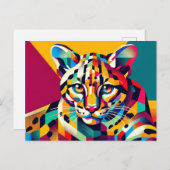 Ocelot-Briefkaart Briefkaart (Voorkant / Achterkant)