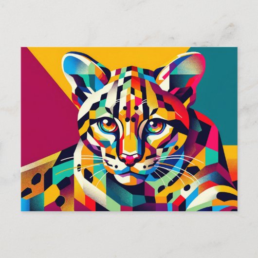 Ocelot-Briefkaart Briefkaart (Voorkant)