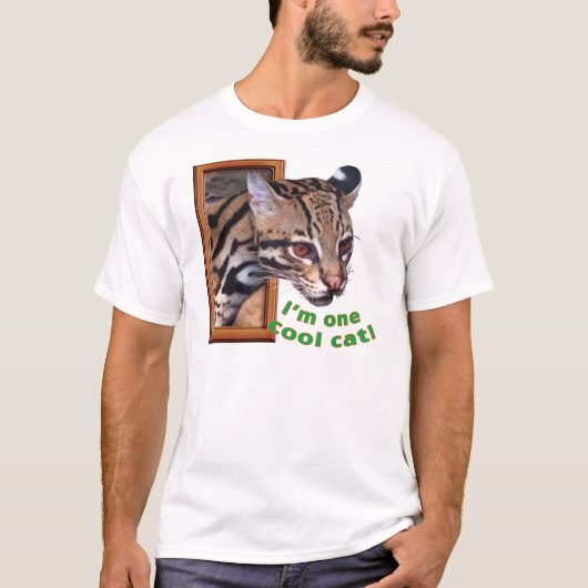 Ocelot "Cool Cat" T-shirt (Voorkant)