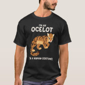 Ocelot Costume Shirt Funny Cute Gift Halloween (Voorkant)