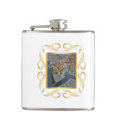 Ocelot Framed Heupfles (Voorkant)