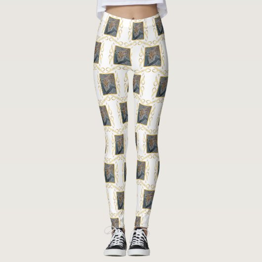 Ocelot Framed Leggings (Voorkant)
