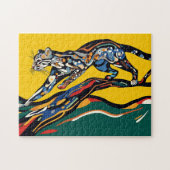 Ocelot in een boompuzzel legpuzzel (Horizontaal)