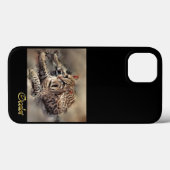 Ocelot Lovers Art Case-Mate iPhone Case (Achterkant (horizontaal))