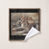 Ocelot Lovers Bad Handdoek (Wasdoekje)