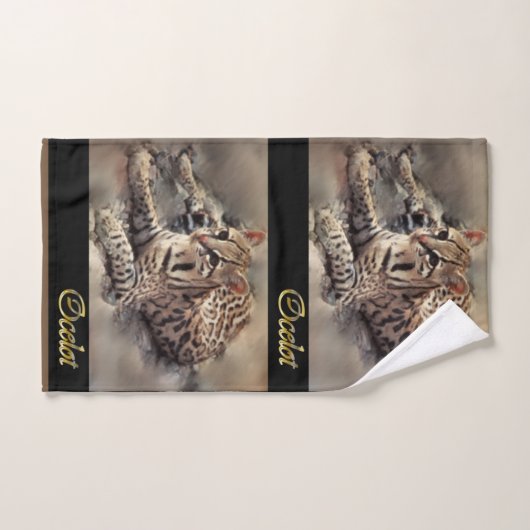 Ocelot Lovers Bad Handdoek (Handdoek)