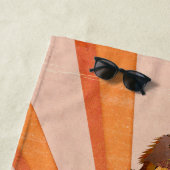OCELOT & OWL BEACH HANDDOEK (In situ)