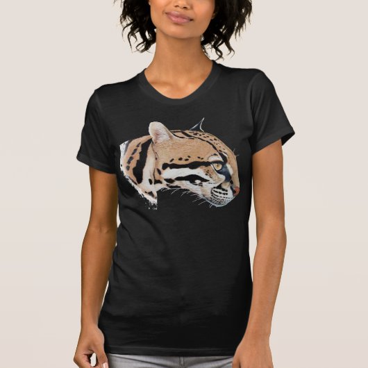 Ocelot Portrait T-shirt (Voorkant)