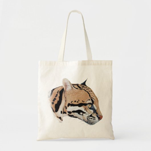 Ocelot Portrait Tote Bag (Voorkant)