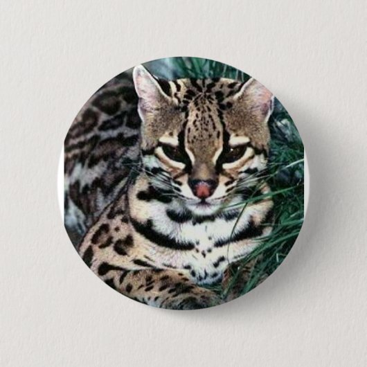 Ocelot Ronde Button 5,7 Cm (Voorkant)