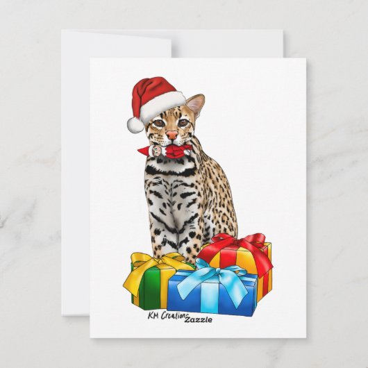 Ocelot - Vakantie Kaart (Achterkant)