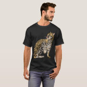 Ocelot Wild Cat Wild Life T shirten T-shirt (Voorkant volledig)