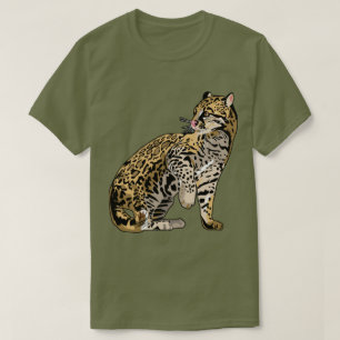 Ocelot Wild Cat Wild Life T shirten T-shirt
