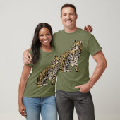 Ocelot Wild Cat Wild Life T shirten T-shirt (Unisex)