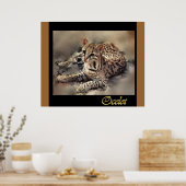 Ocelot Wilde Kat Liefhebbers Poster (Keuken)