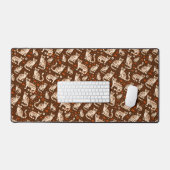 ocelotpatroon bureaumat (Keyboard & Muis)