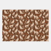 ocelotpatroon inpakpapier vel (Voorkant)