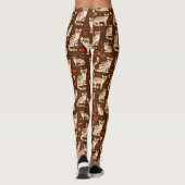 ocelotpatroon leggings (Achterkant)