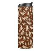 ocelotpatroon thermosbeker (Gedraaid links)