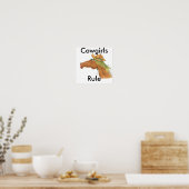 OceTDS189, Cowgirl, regel Poster (Keuken)