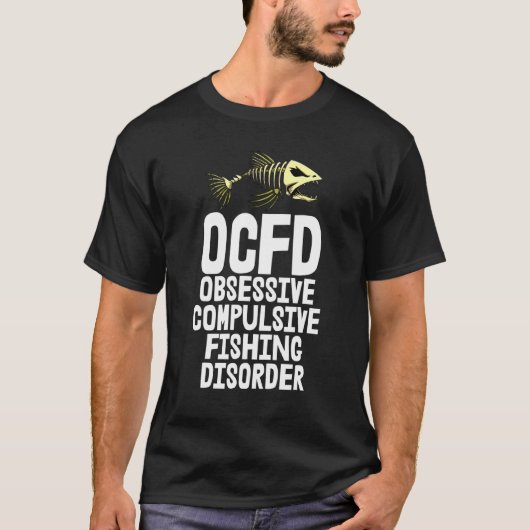 Ocfd S Skelet Vis Bot Tees Scherpe Tanden (Voorkant)