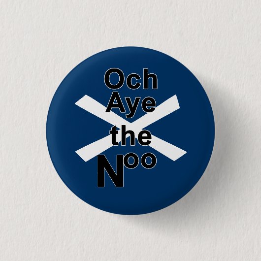 Och Aye de Noo Pinback Ronde Button 3,2 Cm (Voorkant)