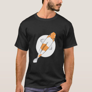 Ochiba Koi Vis Gebrocheerde Karper Nishikigoi Vijv T-shirt