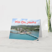 Ocho Rios, het Wenskaart van Jamaïca Kaart (Voorkant)